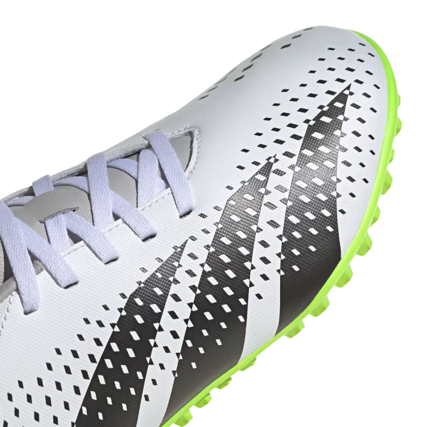 Adidas scarpa da calcetto per erba sintetica da ragazzi Predato Accuracy.4 TF IE9444 bianco-nero