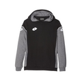 Lotto Felpa Cappuccio Junior Stars Evo R9773 Nero-Grigio