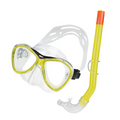 Seac Set Capri SLT Maschera e Tubo Snorkeling Bambini Giallo - 9466B