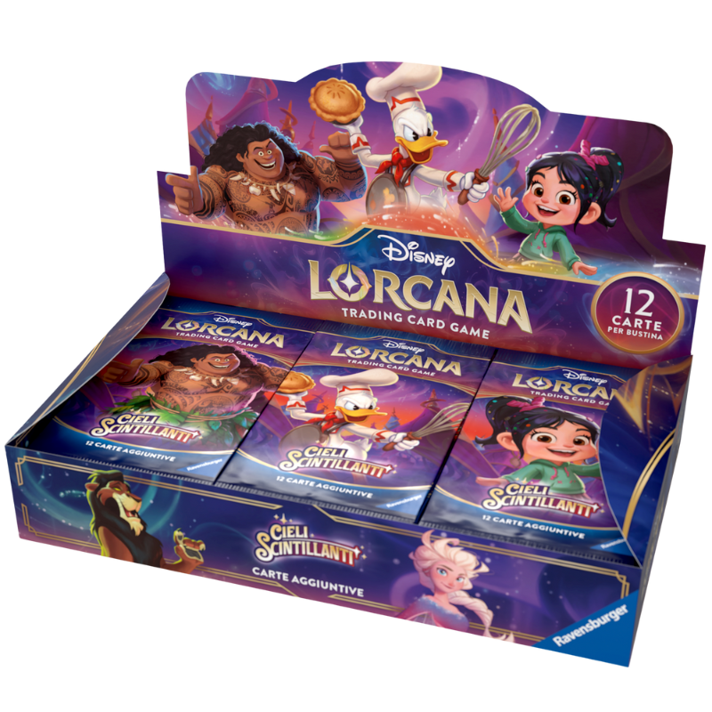 Disney Lorcana – Cieli Scintillanti – Display da 24 Buste (Italiano)