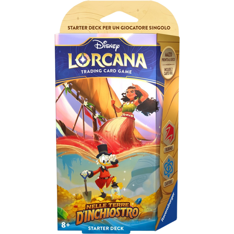 Disney Lorcana - Nelle Terre d'Inchiostro - Rubino & Zaffiro - Starter Deck (Ita)