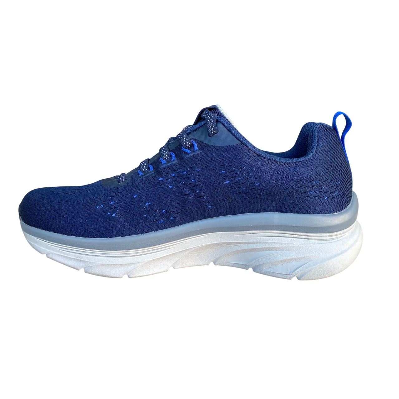 Skechers D'Lux Walker Commuter scarpa da ginnastica con laccio elastico  232261/NVGY blu