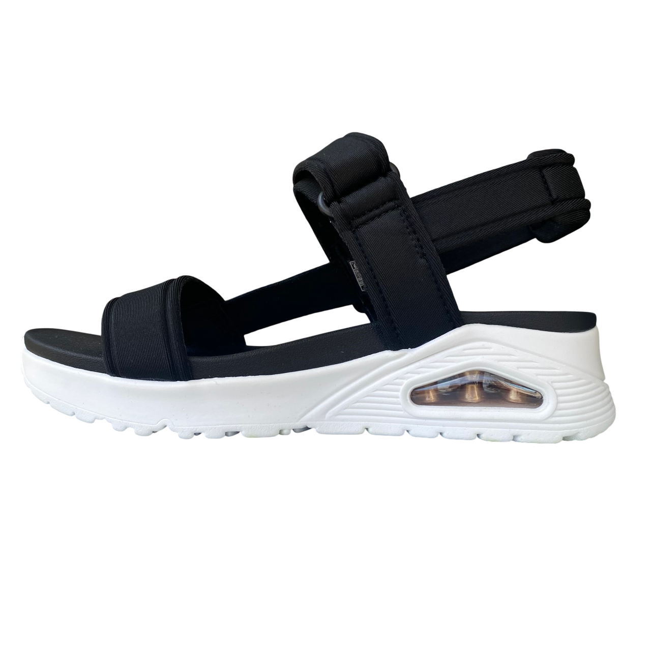 Skechers Sandali Uno Summer Stand2 Neri Donna 119813 - Vegan