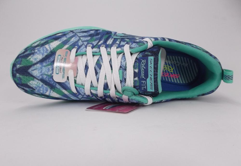 Skechers Valeris Mai Tai 12222/NVAQ Navy Aqua - Sneaker Sportiva Donna Traspirante