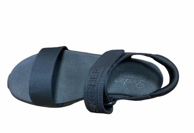 Skechers Sandalo Sportivo Donna D'Lux Walker New Block 119226-BBK Nero