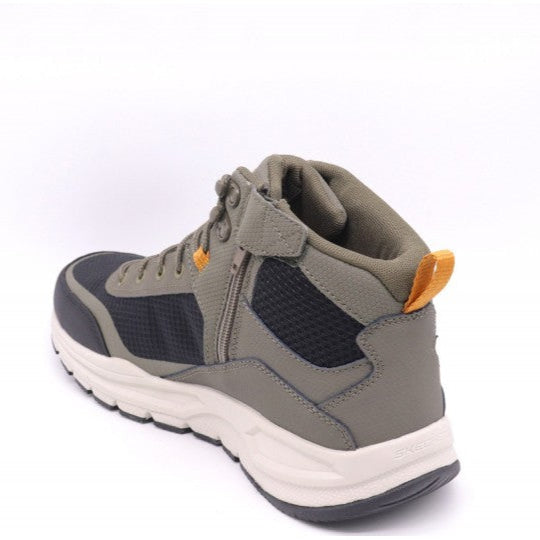 Skechers Scarpe Trail Escape Plan 2.0 Woodrock 51705-OLBK Verde Oliva Nero Uomo