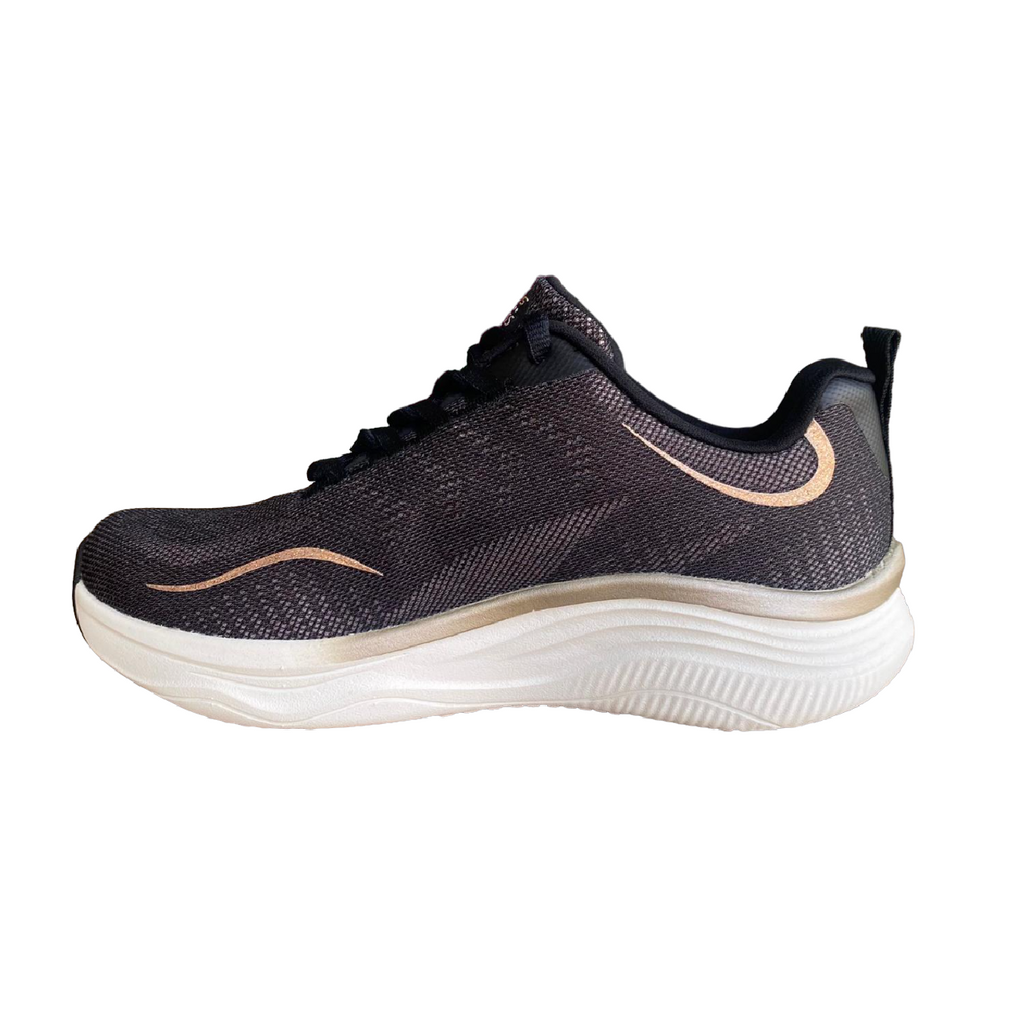 Skechers D'Lux Fitness Pure Glam 149837/BKRG Nero Rosa Oro Sneakers Donna