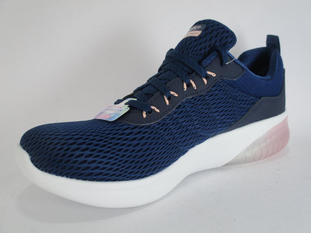 Skechers Skech Air Ultra Flex 13290 NVPK Navy - Scarpa Fitness Donna Memory Foam