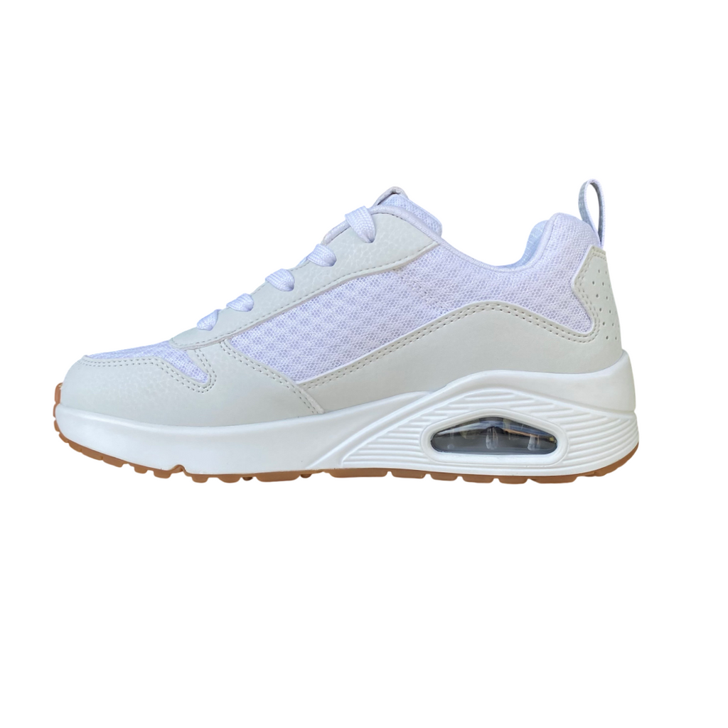 Skechers scarpa sneakers da junior Uno Powex 403667L/WHT bianco