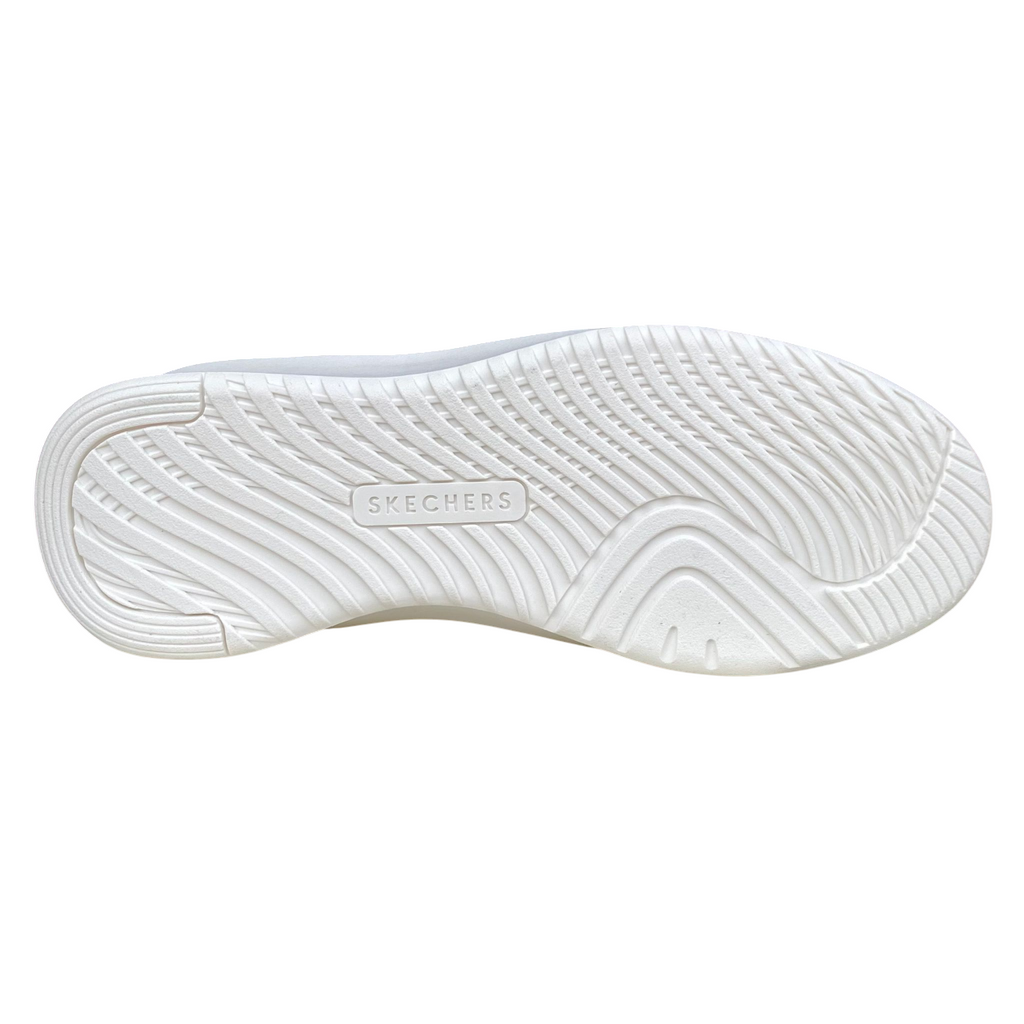 Skechers scarpa sneakers da uomo Slip-ins Court Break Double Vented 183177/WHT bianco