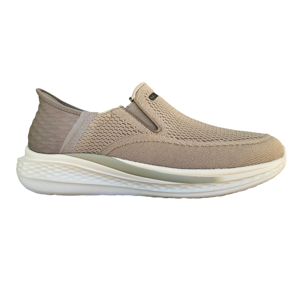 Skechers scarpa sneakers da uomo Slip-ins Relaxed Fit Slade Deacon 210887/TPE tortora