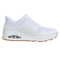 Skechers scarpa sneakers da uomo Slip-ins Uno Banksia 183022/WHT bianco