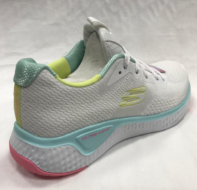 Skechers Solar Fuse Brisk Escape Scarpe Sportive Donna Bianco