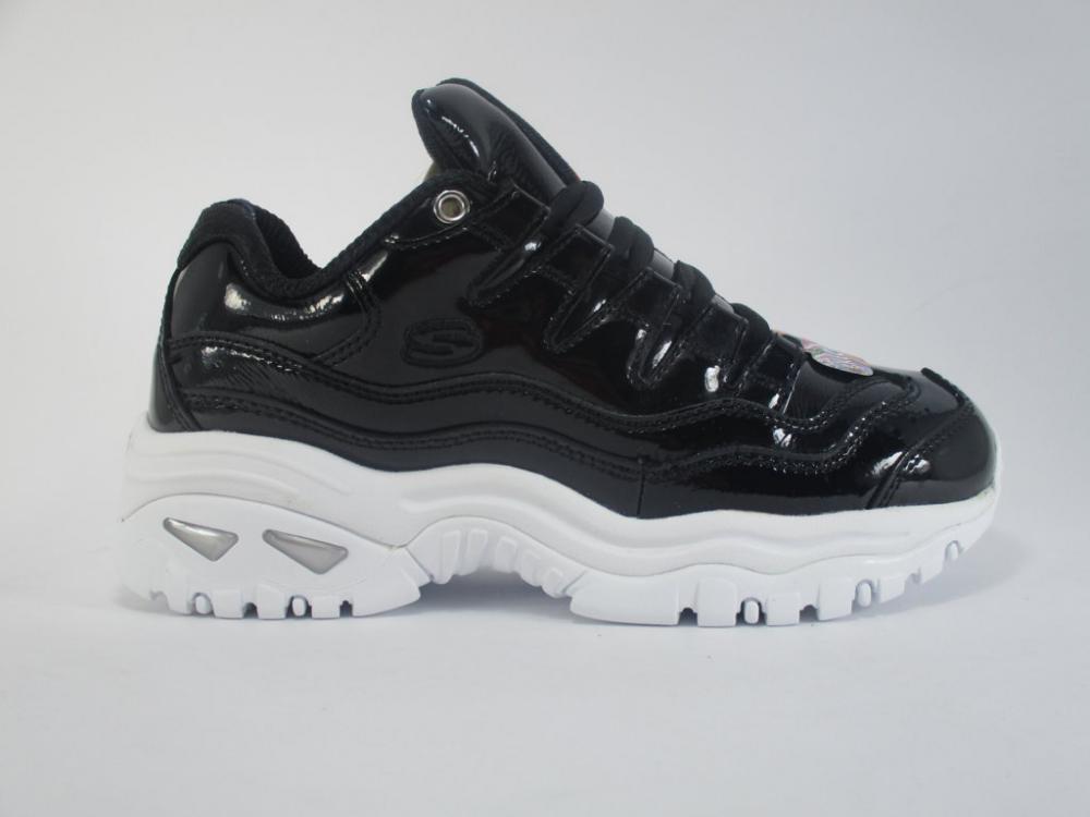 Skechers Energy Thriller Knight 13405/BKW Nero Bianco Donna