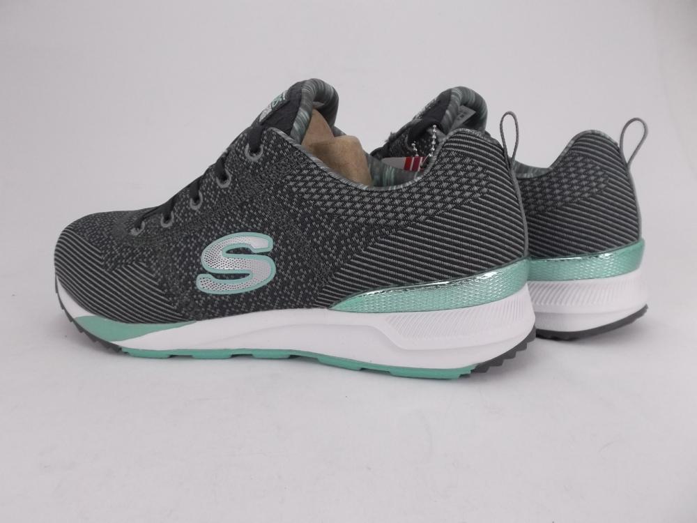 Skechers OG 90 Fast Focus 651 Scarpe Walking Donna Grigio Verde - Retro Style