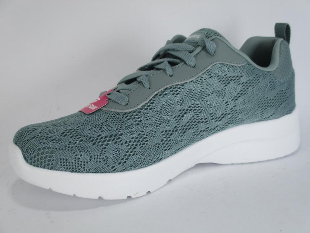 Skechers Dynamight 2.0 Homespun 12963-SAGE Sneakers Donna Grigio - 192283503320