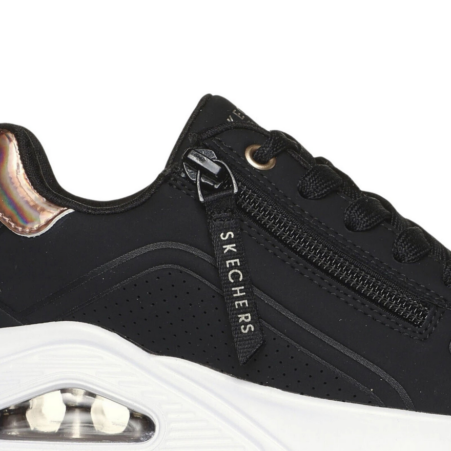 Sneakers junior Skechers UNO Gen1 Zip and Stride (310554L/BKRG) Nero