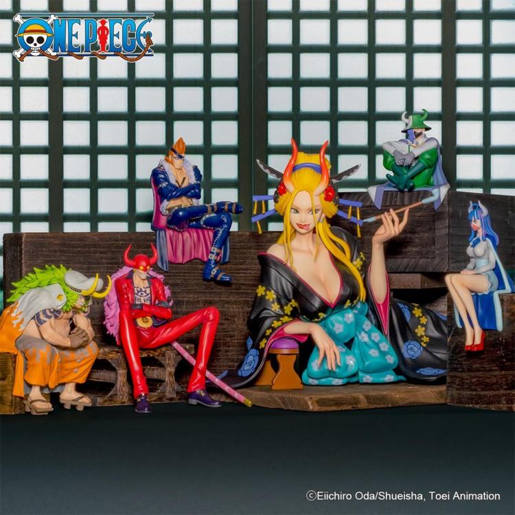 BANDAI ONE PIECE ICHIBANSHO TOBIROPPO SASAKI ACTION FIGURE PVC 12CM STATUETTA
