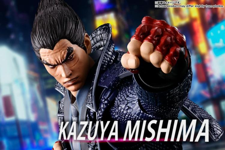 Bandai S.H. Figuarts Tekken 8 (Kazuya Mishima) Action Figure 15cm statuetta