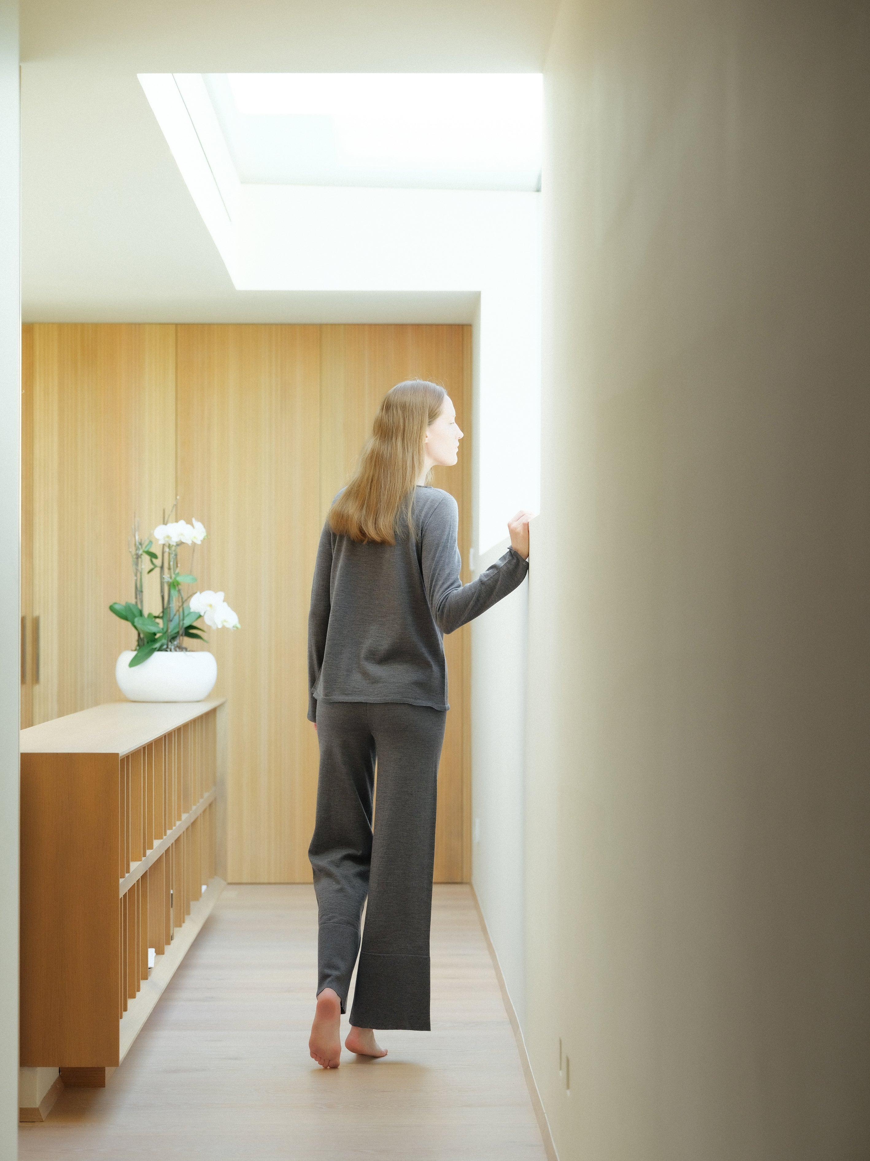 Extra Fine Merino Wool Boatneck Sweater (3D-Knit)