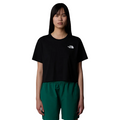 The North Face maglietta manica corta da donna Simple Dome Cropped NF0A87U4JK3 nero