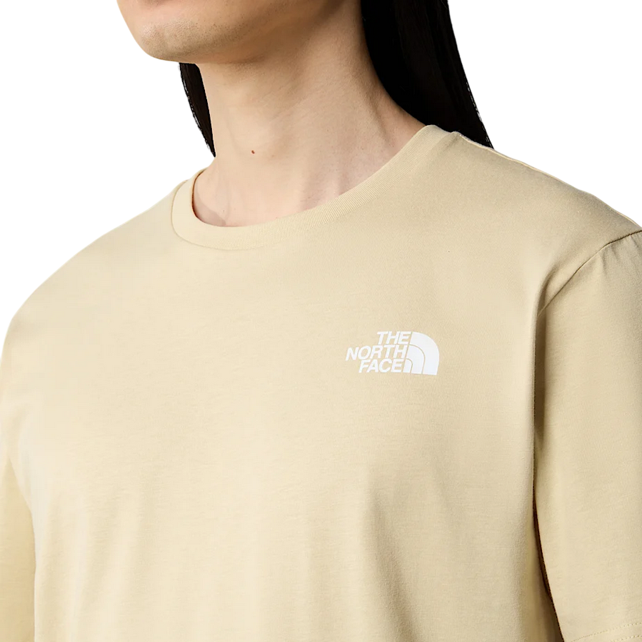 The North Face T-Shirt Uomo Redbox NF0A87NP3X4 Ghiaia