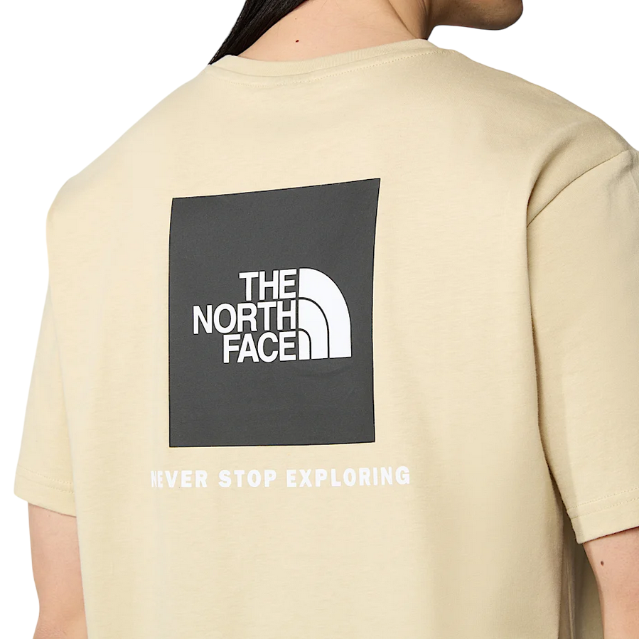 The North Face T-Shirt Uomo Redbox NF0A87NP3X4 Ghiaia