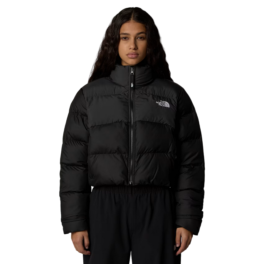The North Face Piumino Corto Donna Saikuru  NF0A89JCKT0 Nero - Riciclato Caldo Leggero
