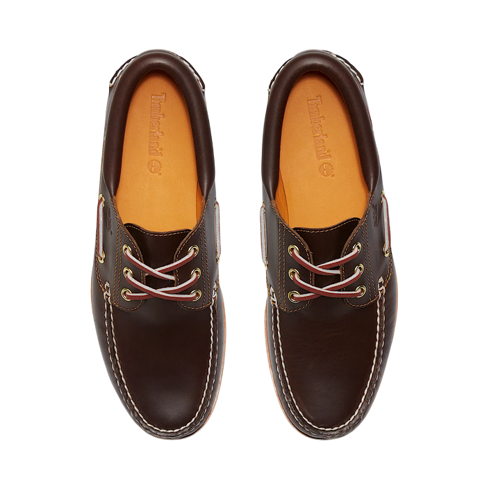 Timberland Authentic 3-Eye Lug Handsewn Scarpe da Barca Uomo Marrone - TB030003214