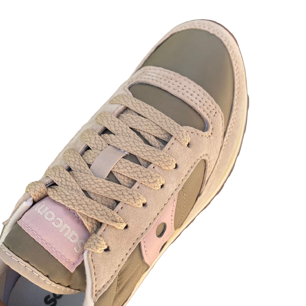 Saucony Originals Jazz Triple Donna Verde-Rosa S60530-58 | Sneakers con Suola Alta