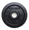 Toorx Disco Ghisa DGN-1 1kg Foro 25mm Nero Palestra