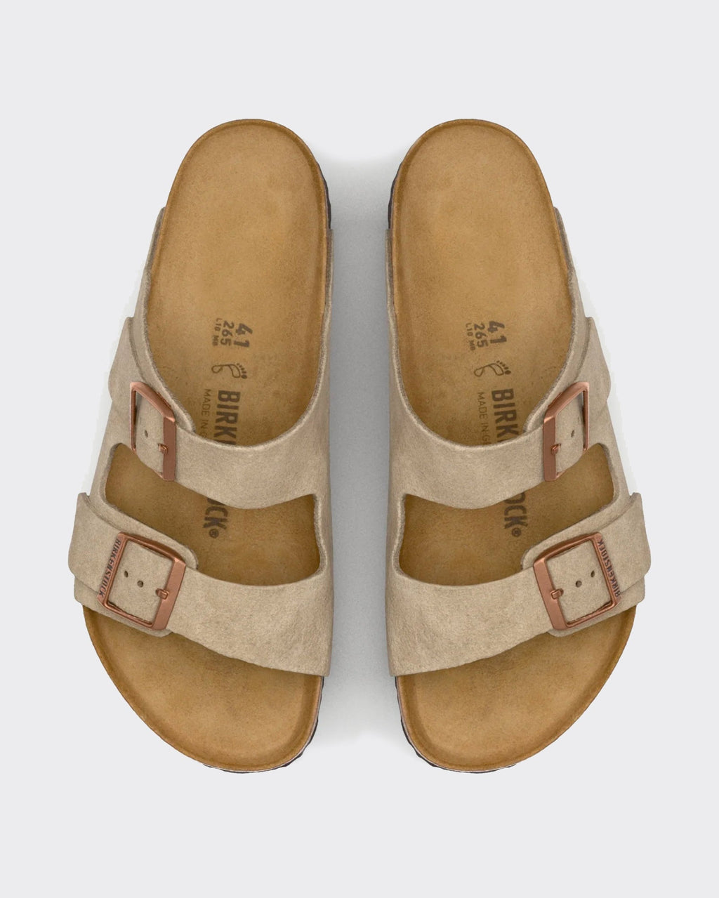 Ciabatta Arizona Suede Leather Taupe