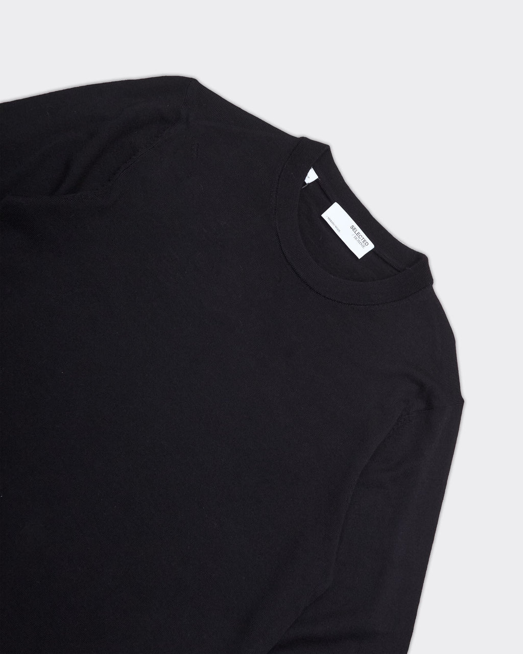 Pullover Tray Knit Merino Nero