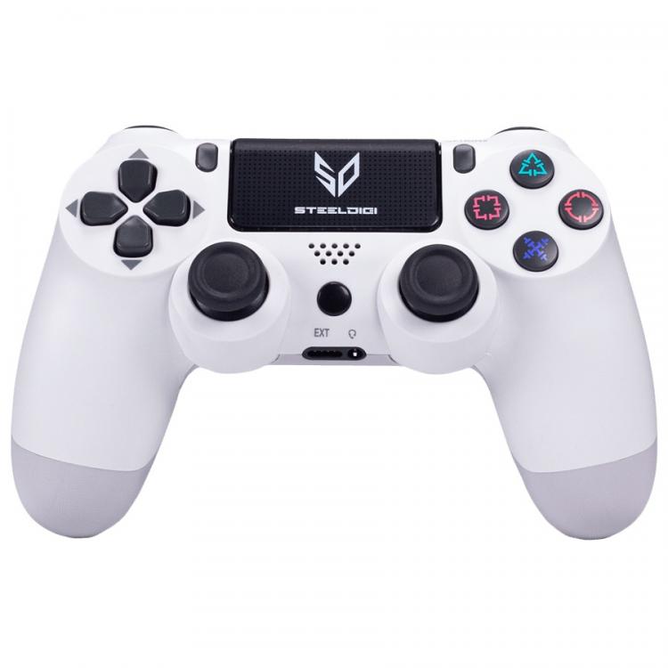 Steeldigi Controller Wireless Per Ps4 Pad Senza Fili Playstation 4 White Bianco