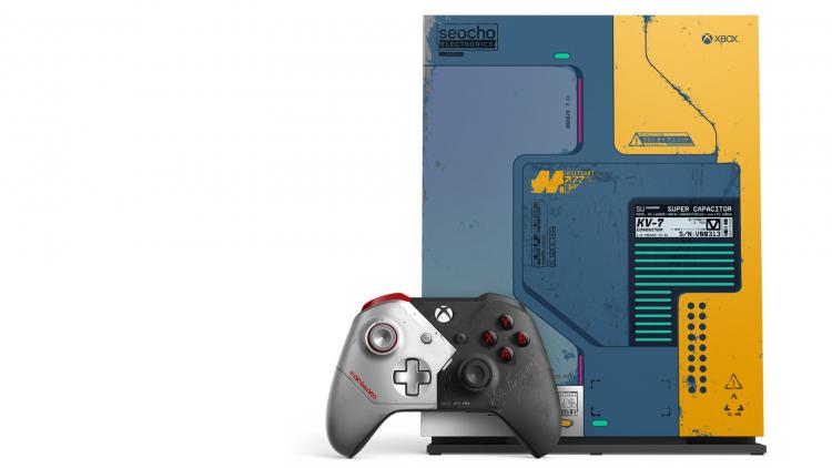 Microsoft Xbox One X Limited Edition Cyberpunk 2077 1Tb Controller Wireless