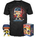 Funko Pop Tees Marvel X-Men Cyclops 502 Glows In The Dark With T-Shirt Taglia M