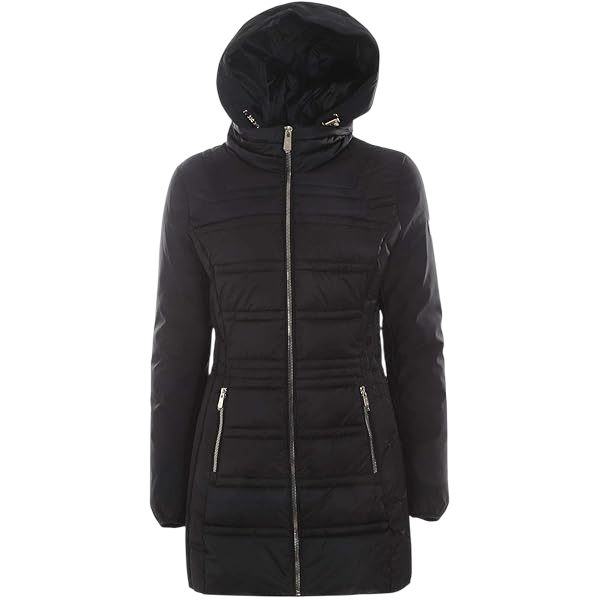Yes Zee Piumino Lungo con Cappuccio da Ragazza O045 M8JJ 0801 Nero – Comfort Termico, Stile Moderno e Protezione Invernale