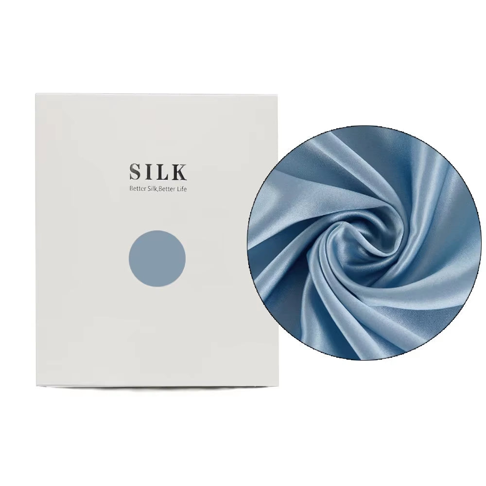 100% Natural Mulberry Silk Pillowcase with Hidden Zipper Double Sided Pure Silk Pillow Case Touch Soft &Cool Suitable for Summer