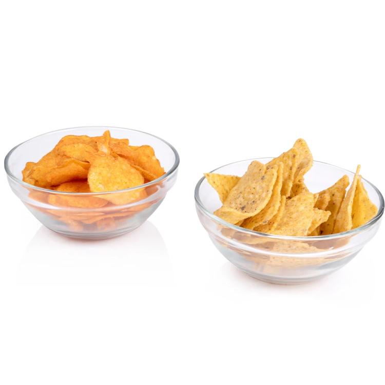 Set 3Pz Ciotole Vetro Antipasto Ciotoline Per Salse Aperitivo Insalatiera Ø7.5Cm