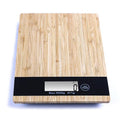 BILANCIA ELETRONICA DIGITALE DA PER CUCINA 1G -5KG CON PIATTO IN LEGNO VETRO LCD