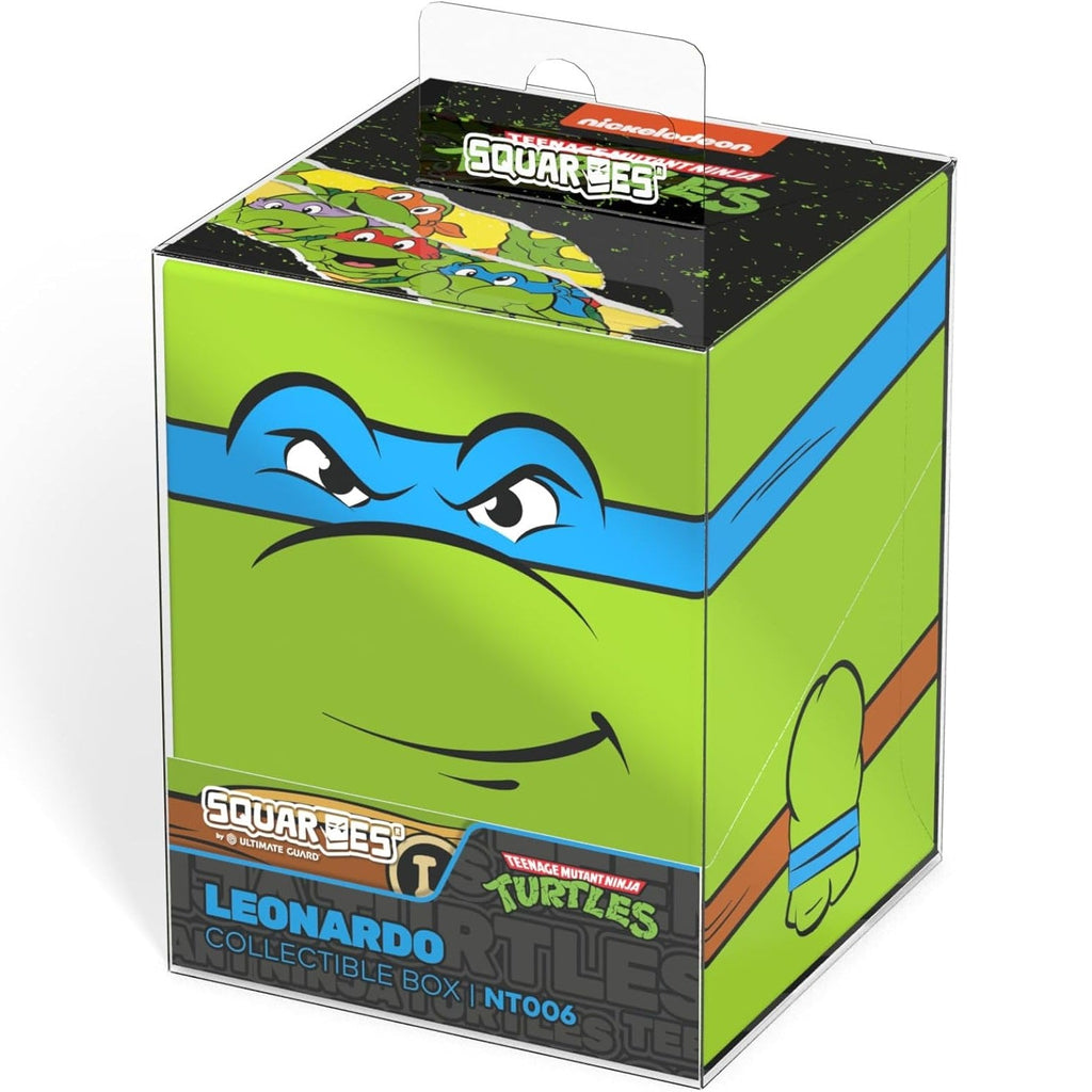 Squaroes Teenage Mutant Ninja Turtles NT006 (Leonardo) Box Porta Mazzo Carte TCG