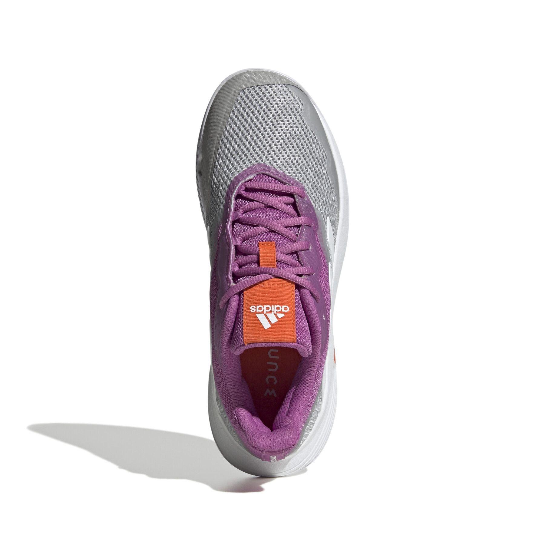 Scarpe da Tennis CourtJam Control Donna Semi Pulse Lilla/Bianco/Grigio Due