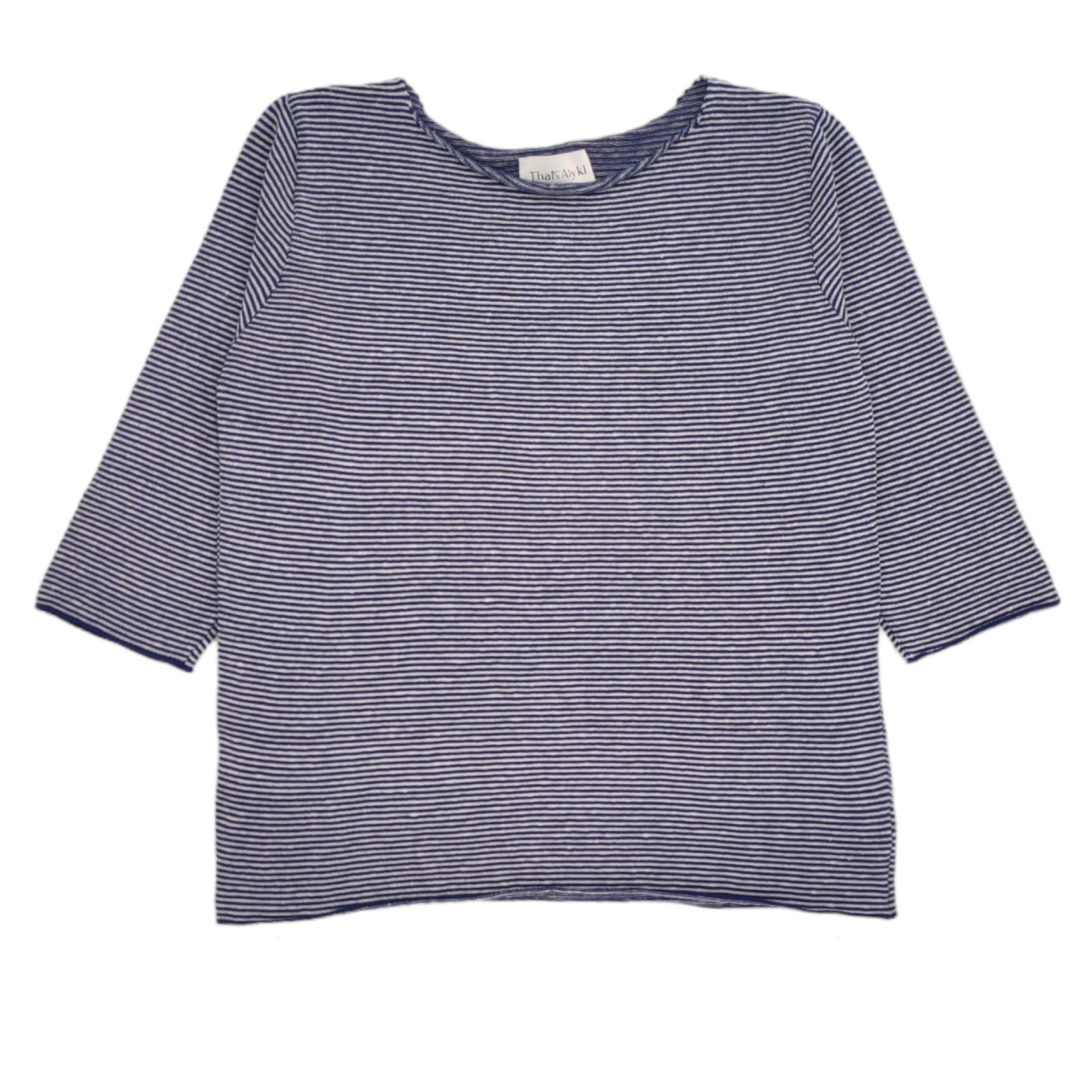 Maglia Azzurra Donna Cream/Navy