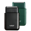Vgr V-390 Rasoio Da Barba Elettrico Ricaricabile Professionale 2 Lame +Accessori