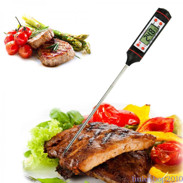 Termometro Da Cucina Digitale Alimentare Laboratorio Misura Temperatura Custodia