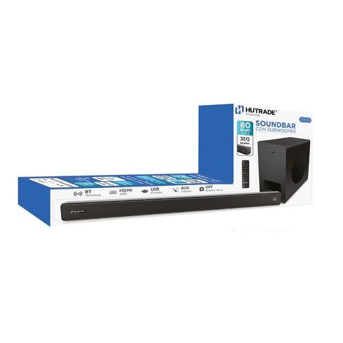 Hutrade Sr05 Soundbar 2.1 240W 220V Wireless Bt Hdmi Aux Ottica 80W Telecomando