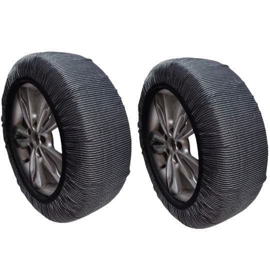 Calze Da Neve Per Auto Omologate En 16662-1 Con Guanti Catene Gomme Taglia (XXL)