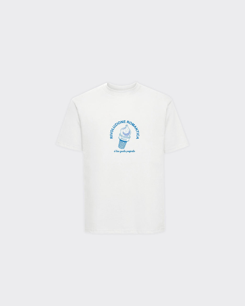 T-Shirt Vorrei Essere Il Tuo Gusto bianca