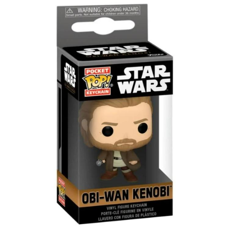 Funko Pop ! Keychain Pocket Star Wars (Obi Wan Kenobi) Portachiavi Vinyl Figure