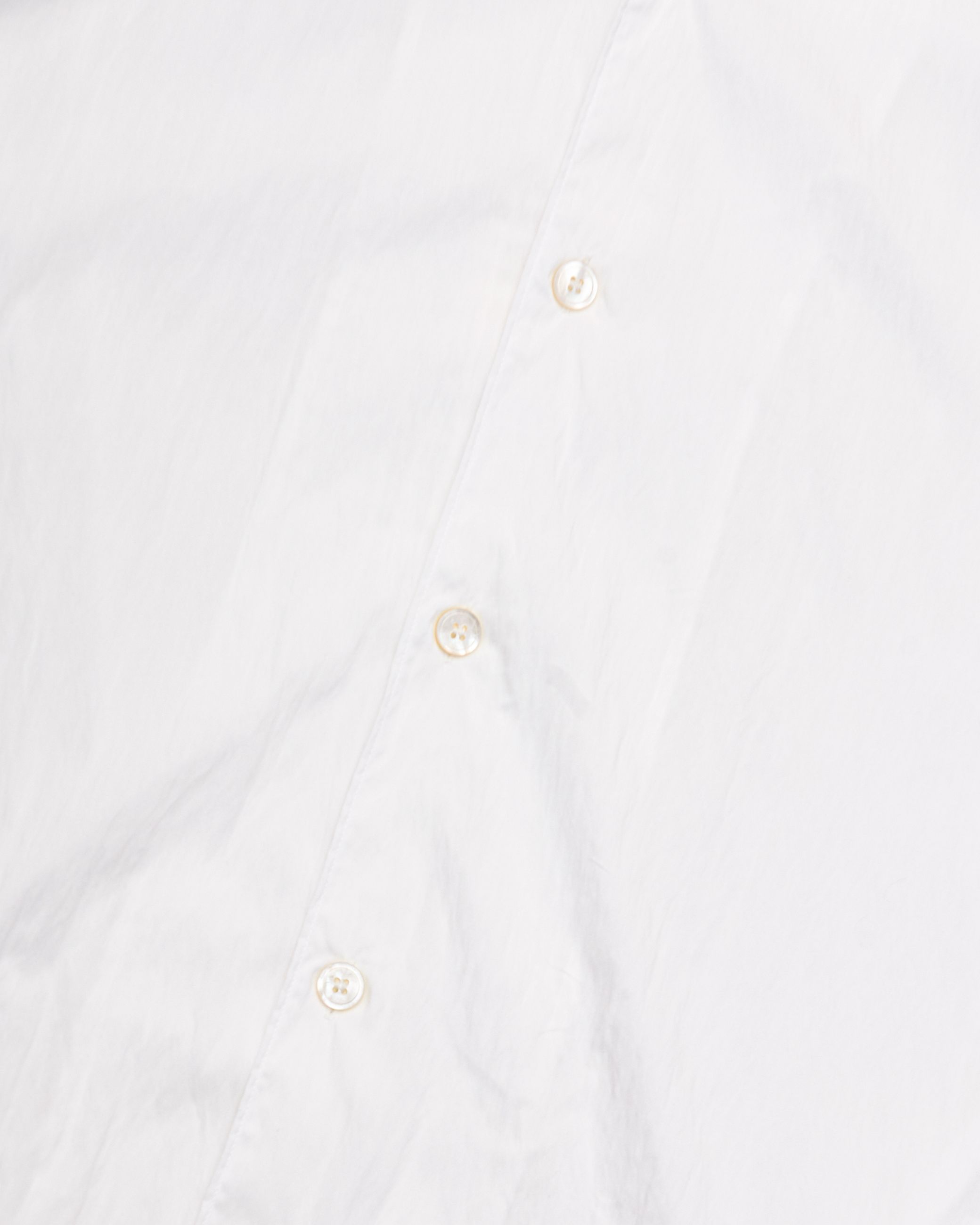 Camicia Ss Natural Wrinkle Bianca